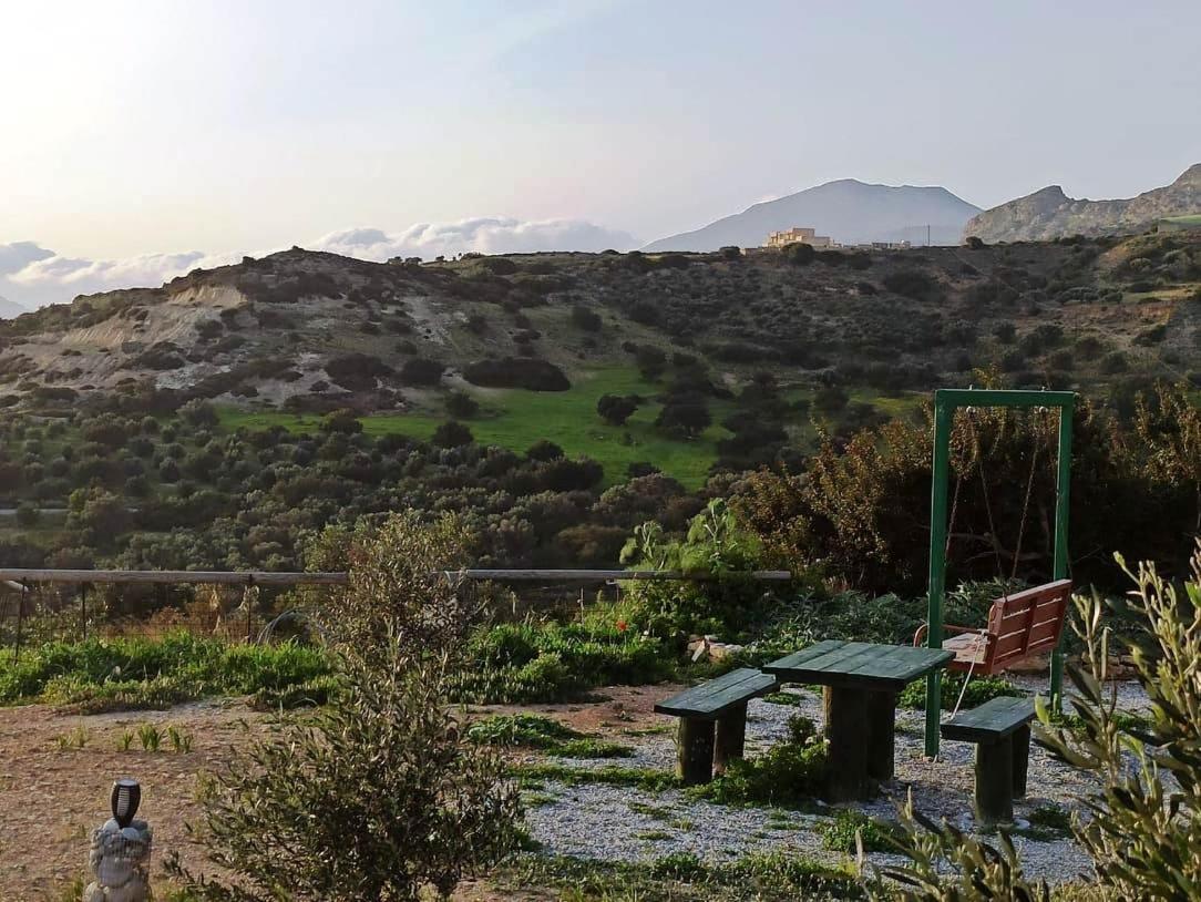 Villa George Sea View With Pool - Triopetra Eksteriør billede