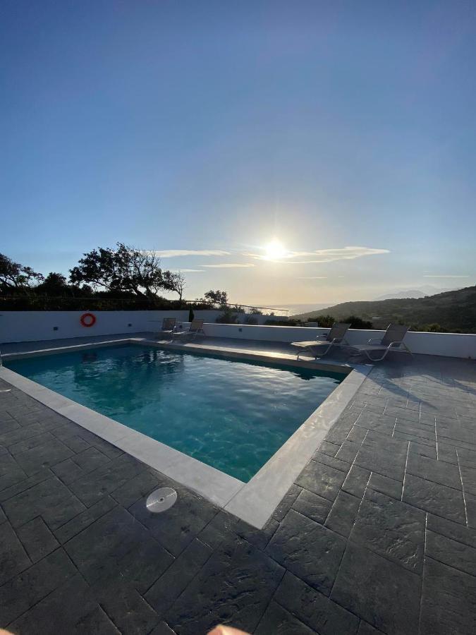 Villa George Sea View With Pool - Triopetra Eksteriør billede